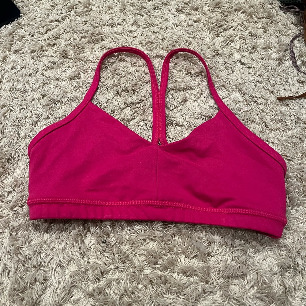 Fleo Hot Pink Racerback Sports Bra